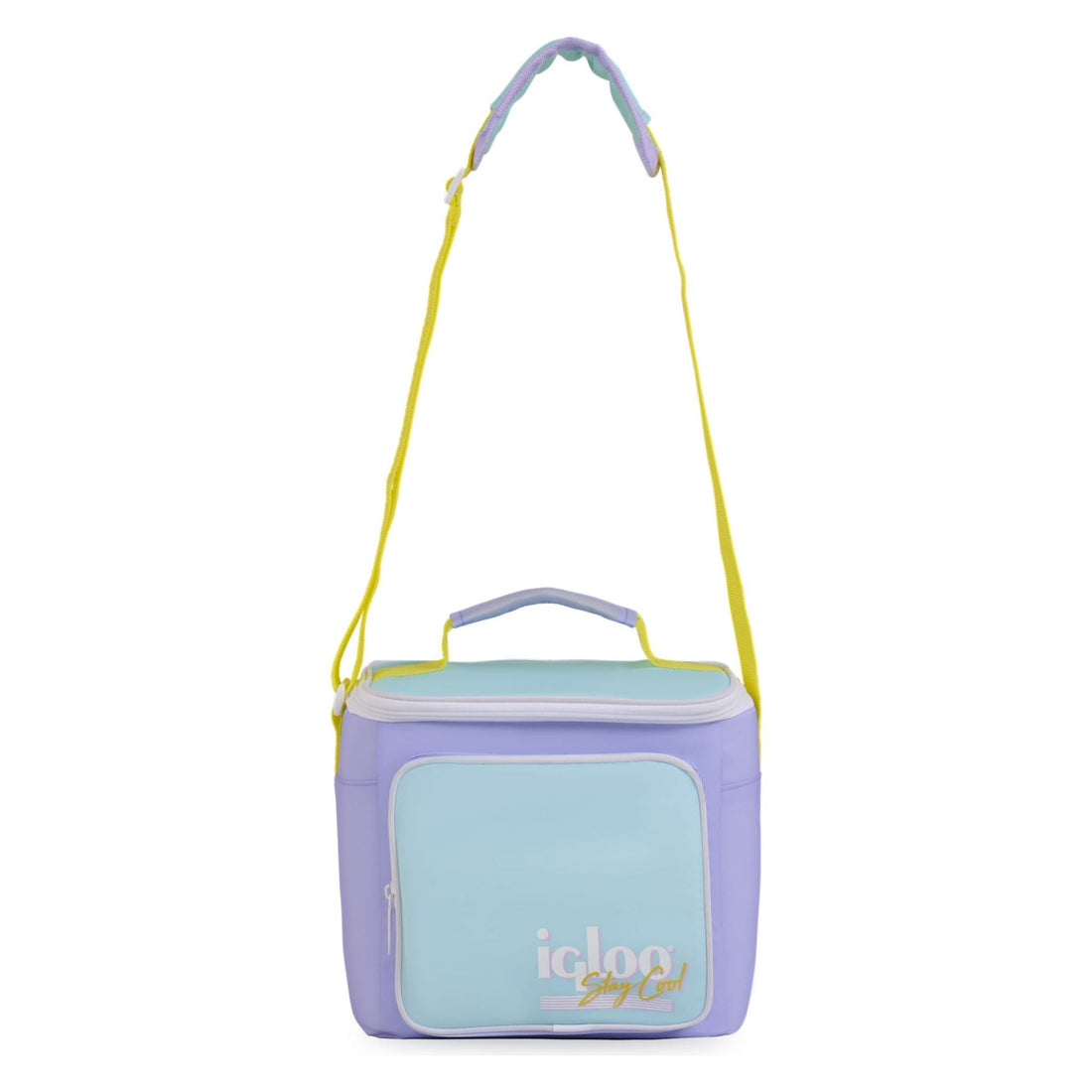 IGLOO - Retro Square Lunch Bag - Lilac