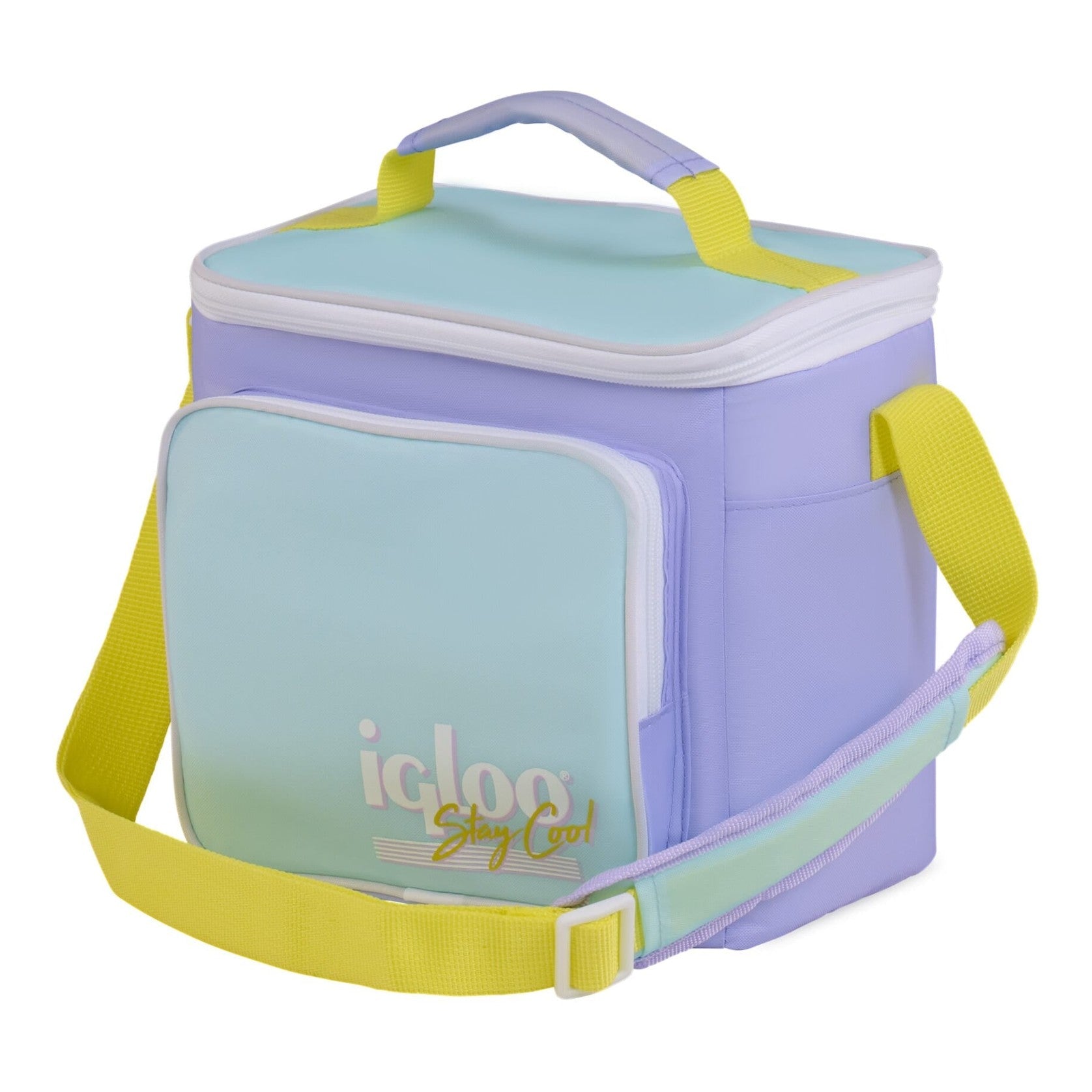 Igloo - Retro Square Lunch Bag - Lilac