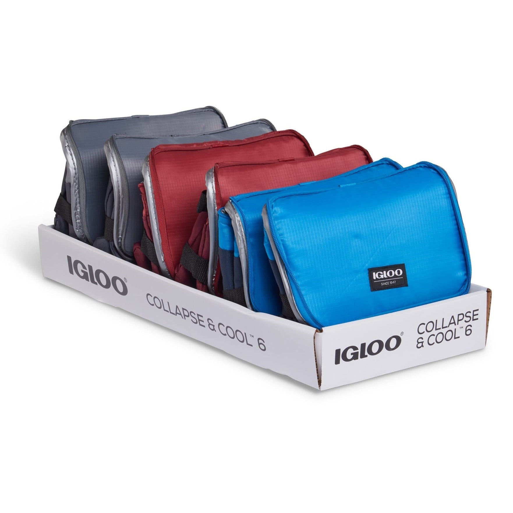 Igloo-collapse & Cool 6 Solid Assortment - Blue/black