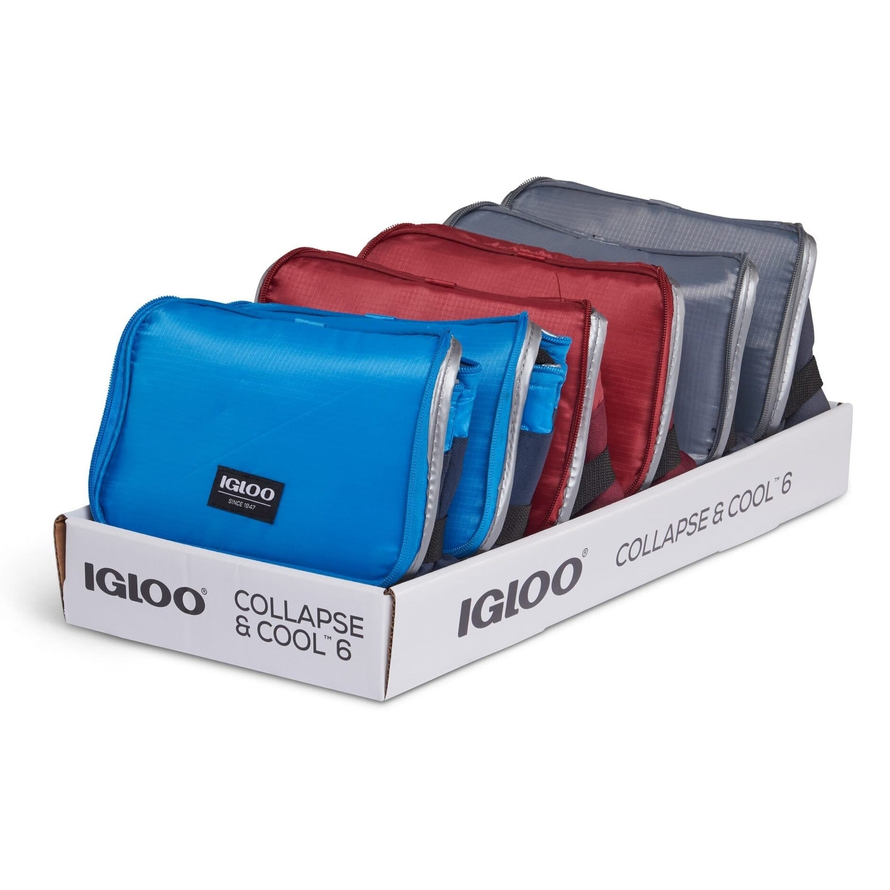 Igloo-collapse & Cool 6 Solid Assortment - Blue/black
