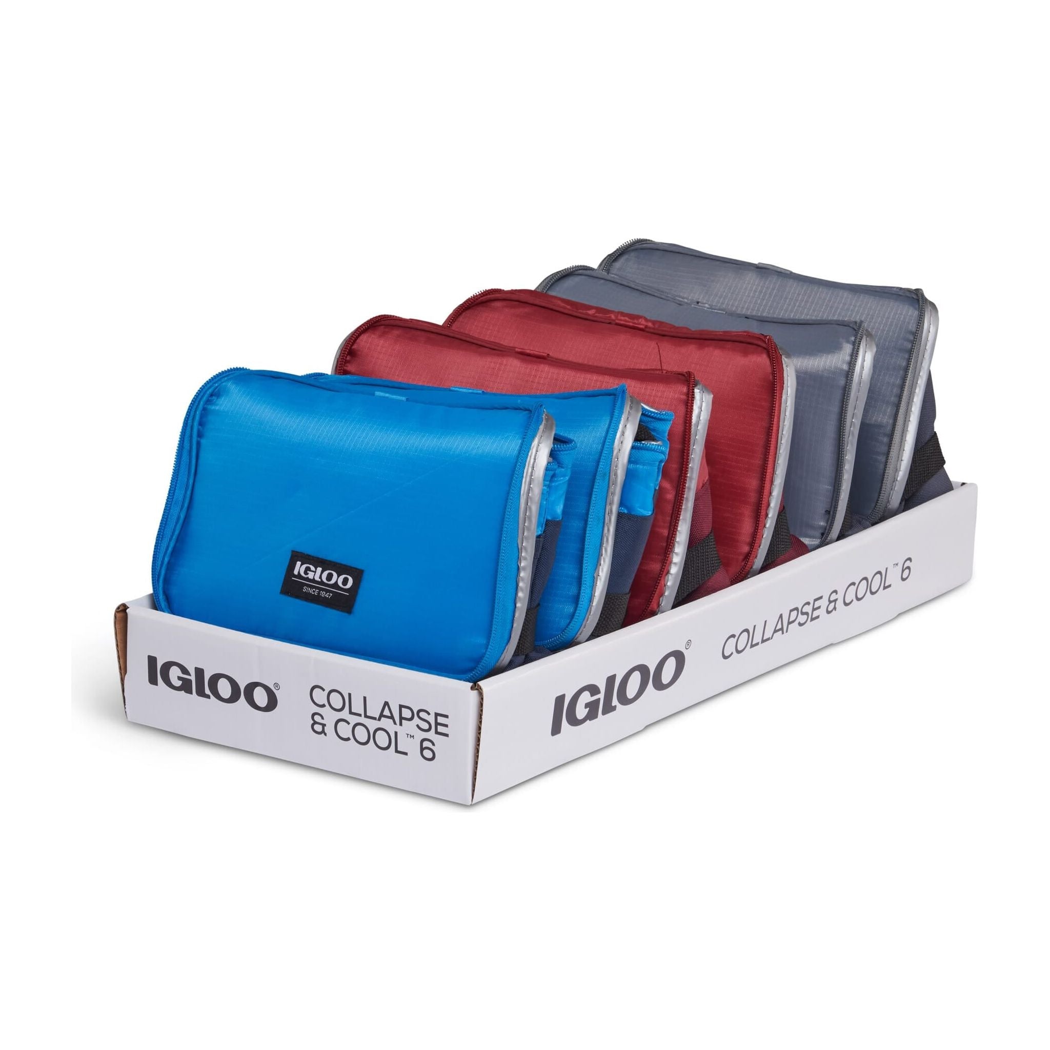 IGLOO-Collapse & Cool 6 Solid Assortment - Blue/Black 