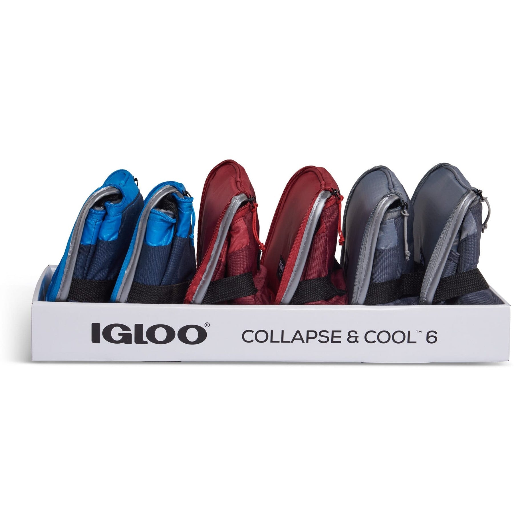 Igloo-collapse & Cool 6 Solid Assortment - Blue/black