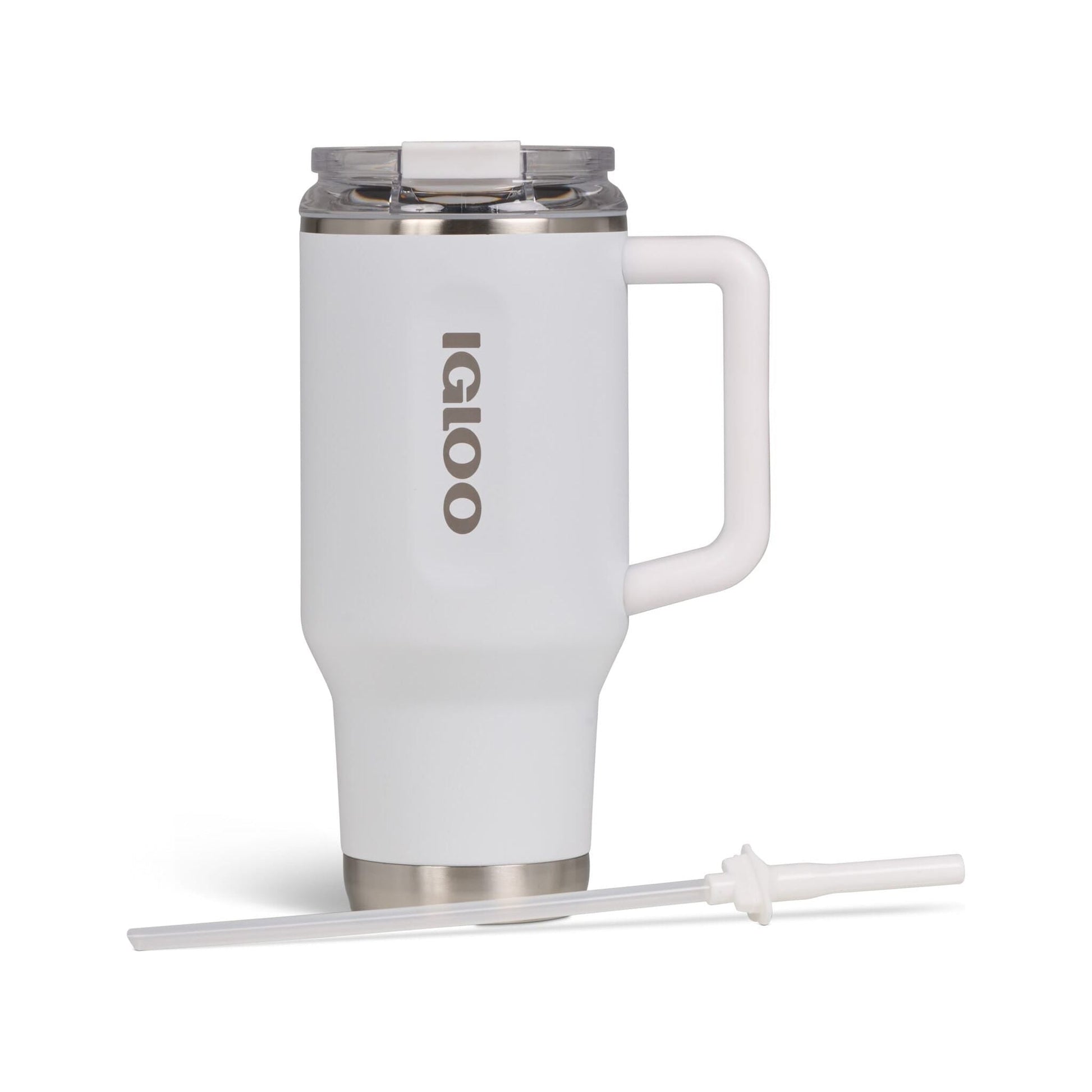 IGLOO - 32 OZ Stainless Steel Travel Mug - white 