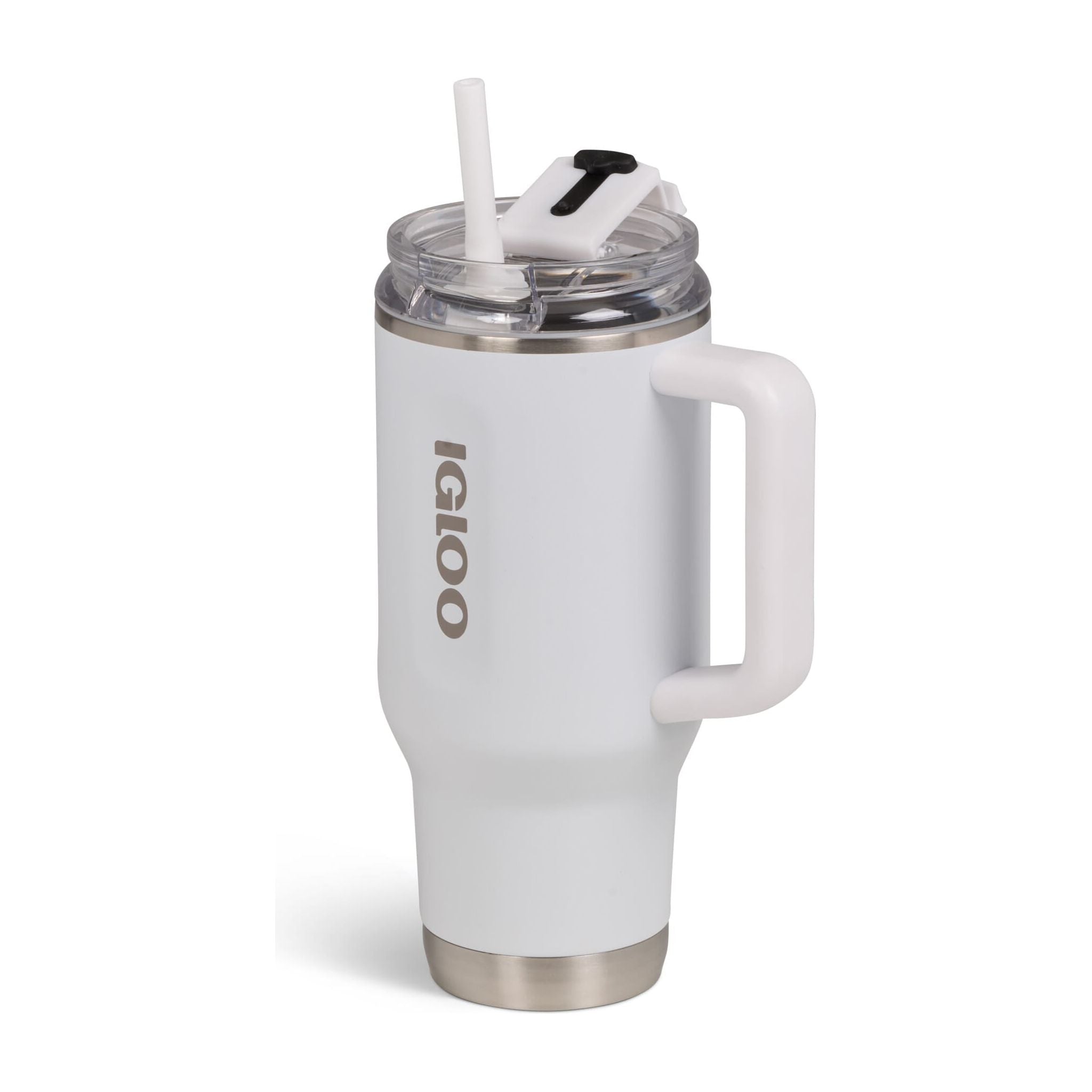 IGLOO - 32 OZ Stainless Steel Travel Mug - white 