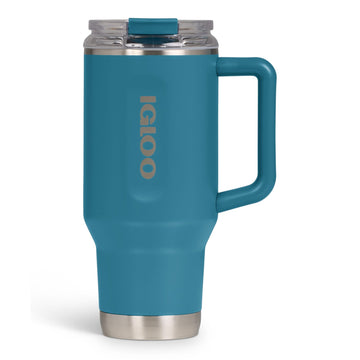 Igloo - 32 Oz Stainless Steel Travel Mug - Modern Blue