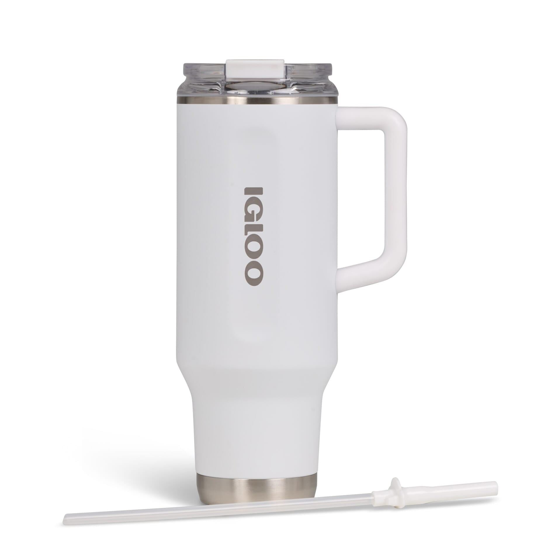 Igloo - 40 Oz Stainless Steel Travel Mug - White