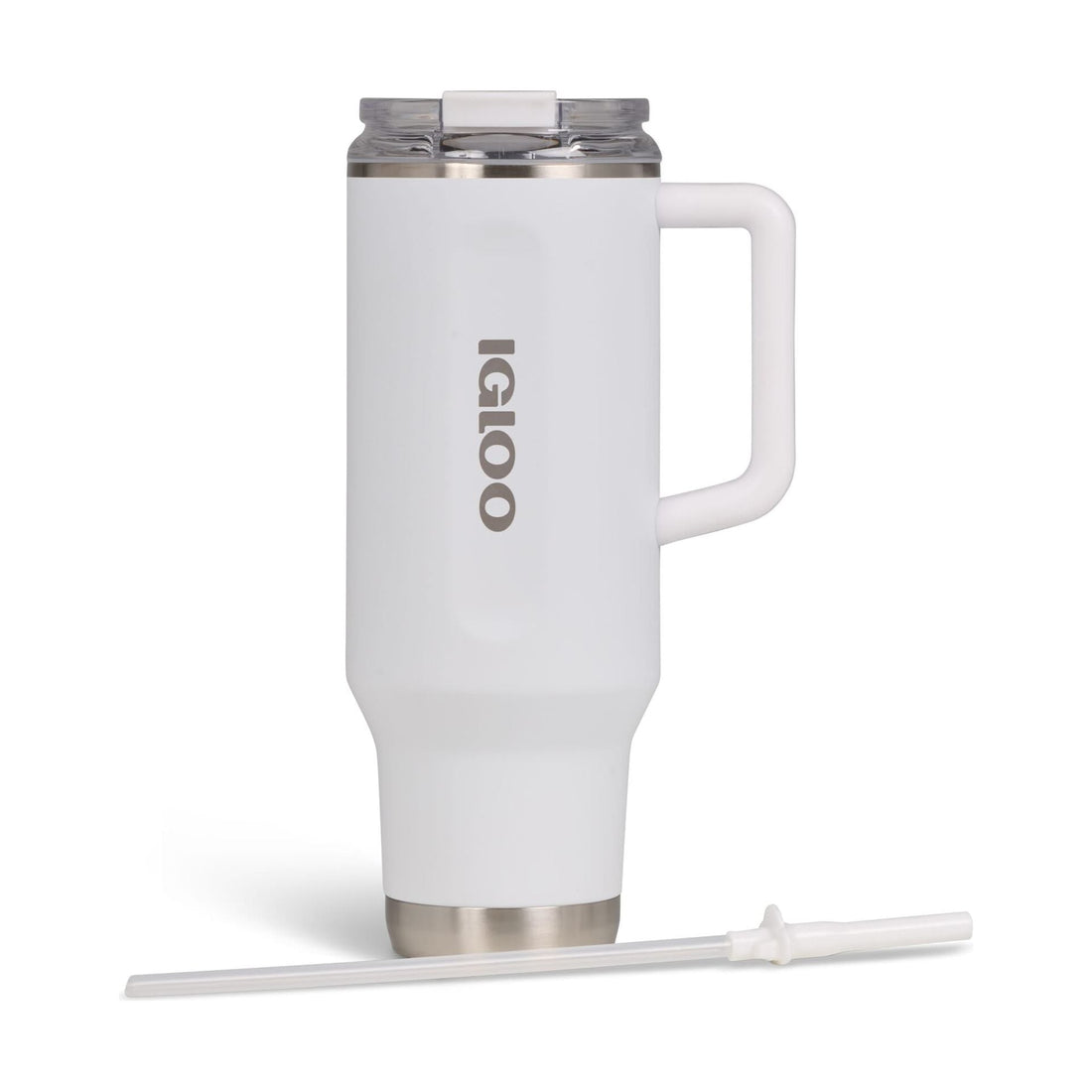 IGLOO - 40 OZ Stainless Steel Travel Mug  - White 