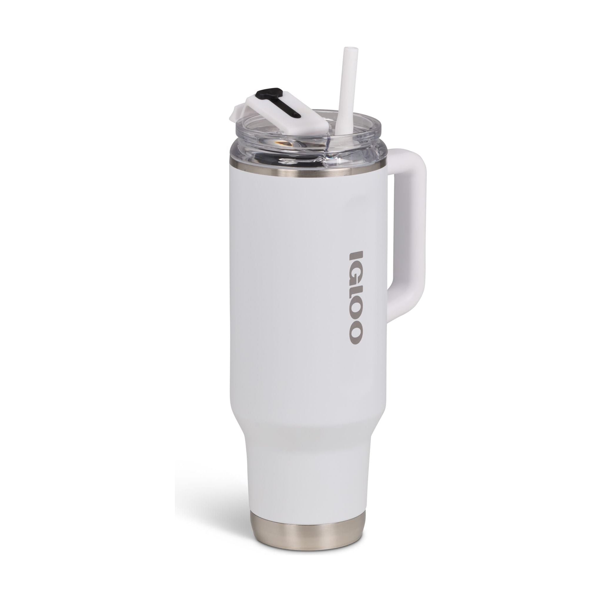 IGLOO - 40 OZ Stainless Steel Travel Mug  - White 