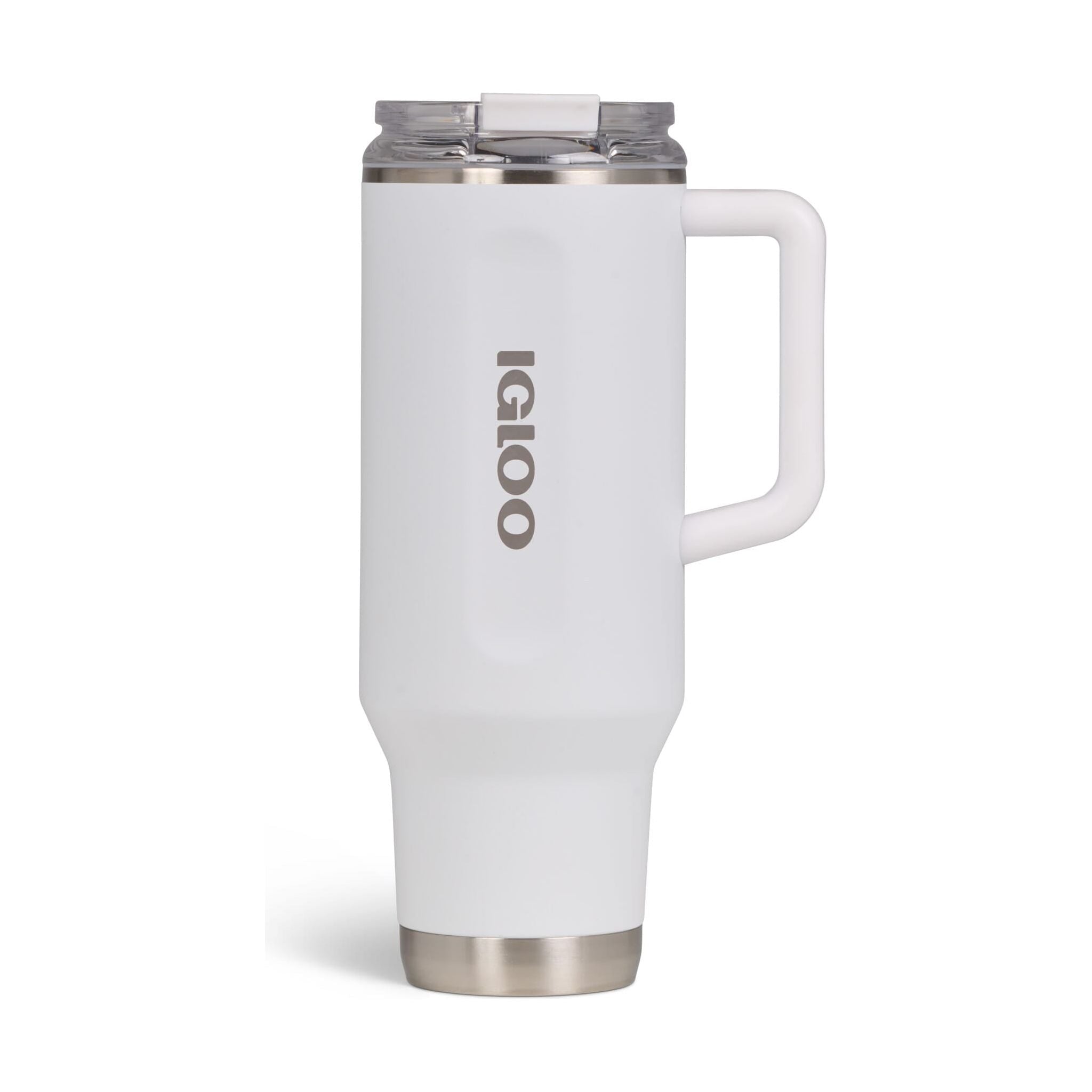 IGLOO - 40 OZ Stainless Steel Travel Mug  - White 