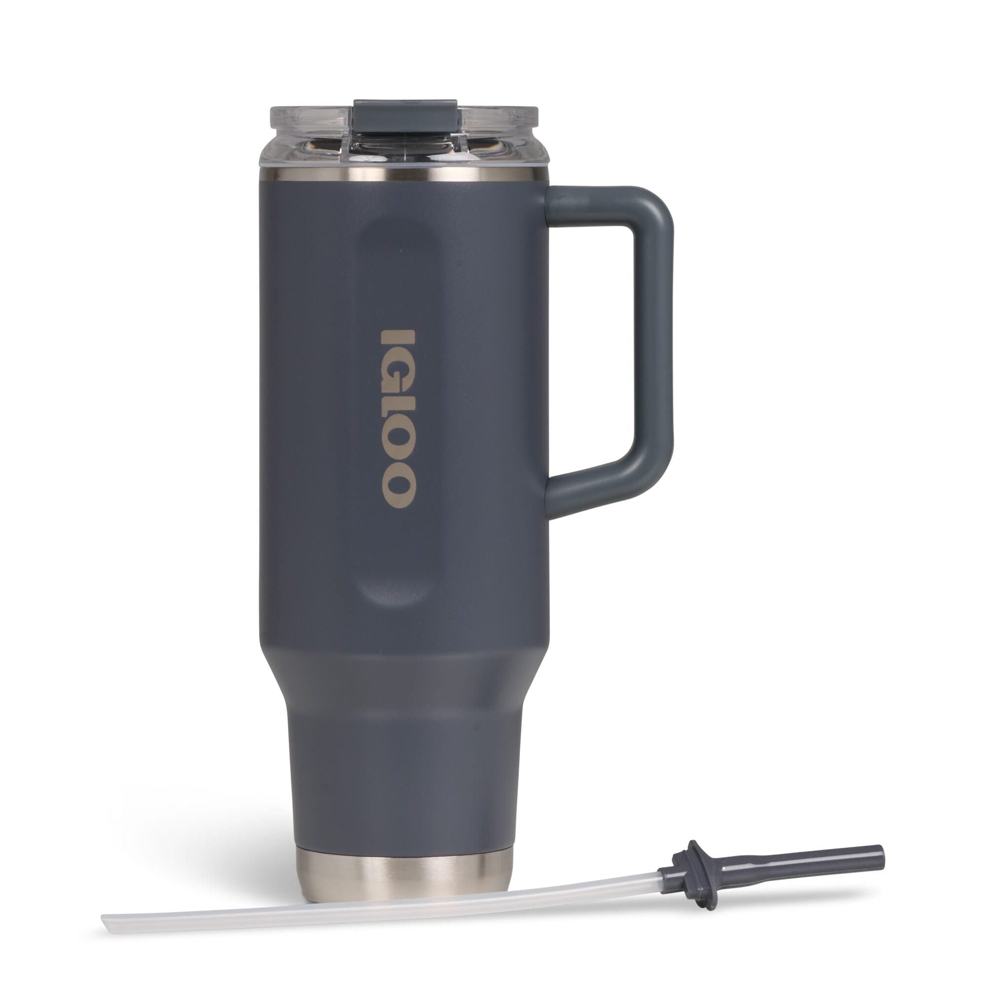 Igloo - 40 Oz Stainless Steel Travel Mug - Carbonite