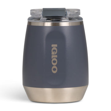 Igloo - 10 Oz Stainless Steel Wine Tumbler - Carbonite