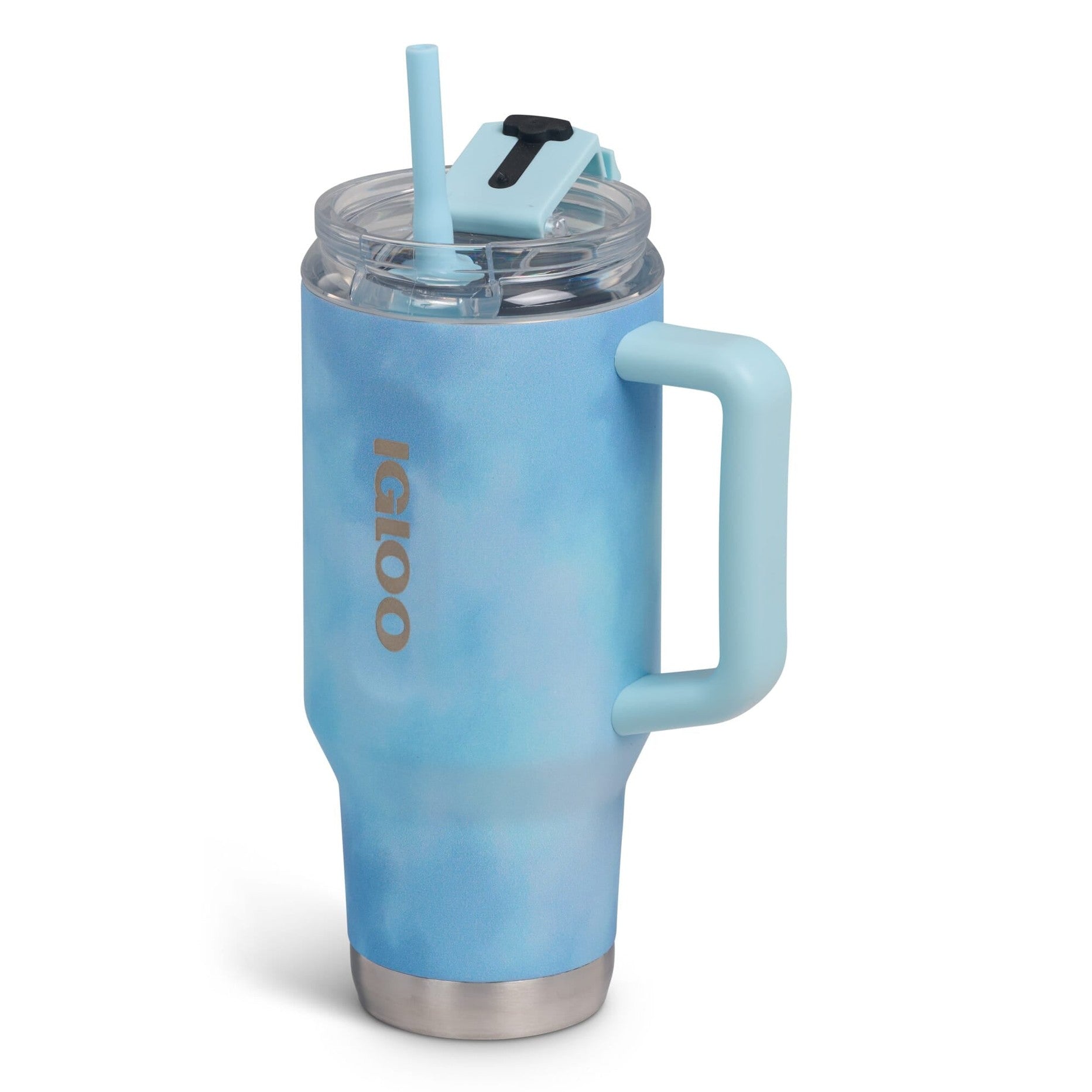 Igloo - 32 Oz Flip ‘n’ Sip Travel Mug - Powder Blue