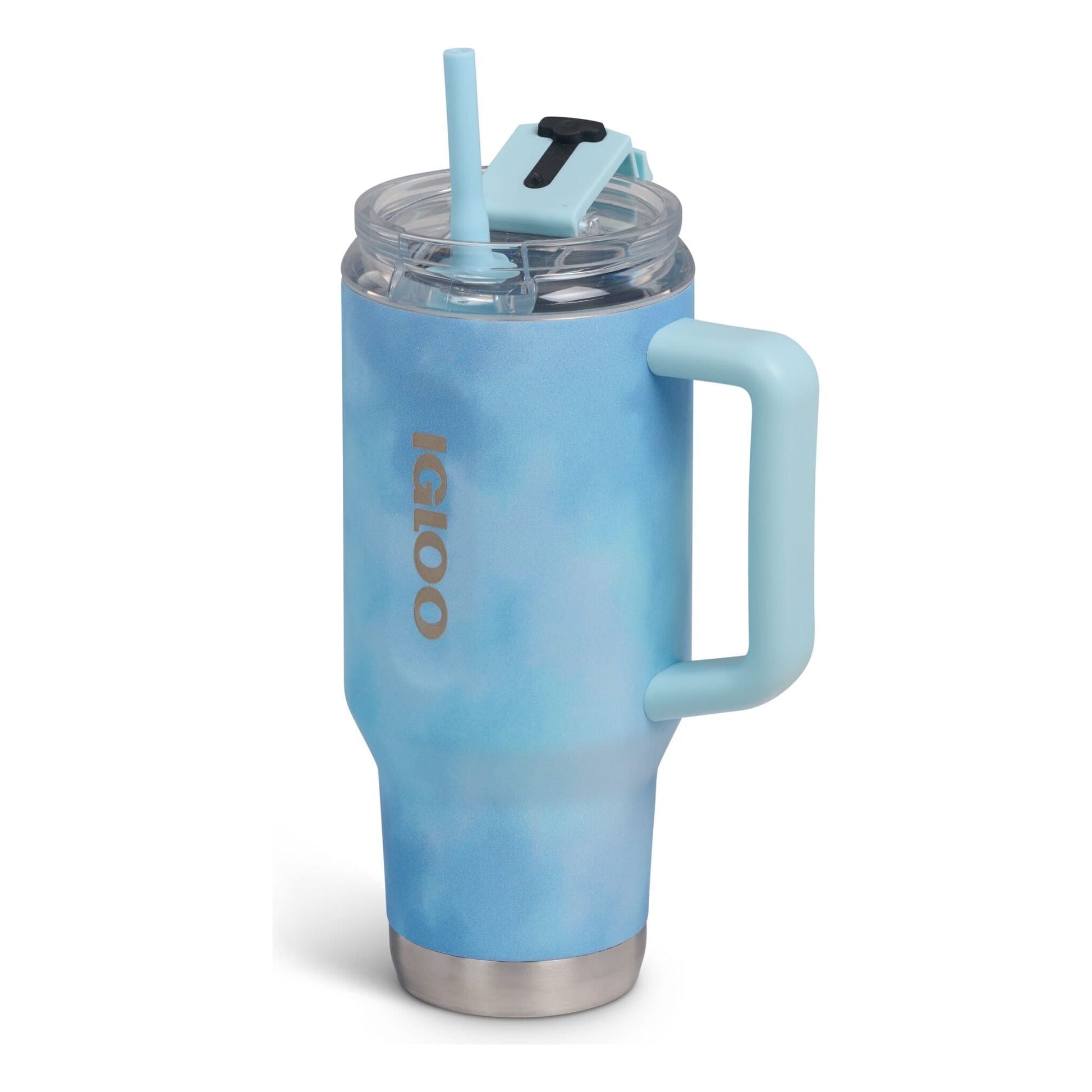 IGLOO - 32 Oz Flip ‘n’ Sip Travel Mug - powder Blue 