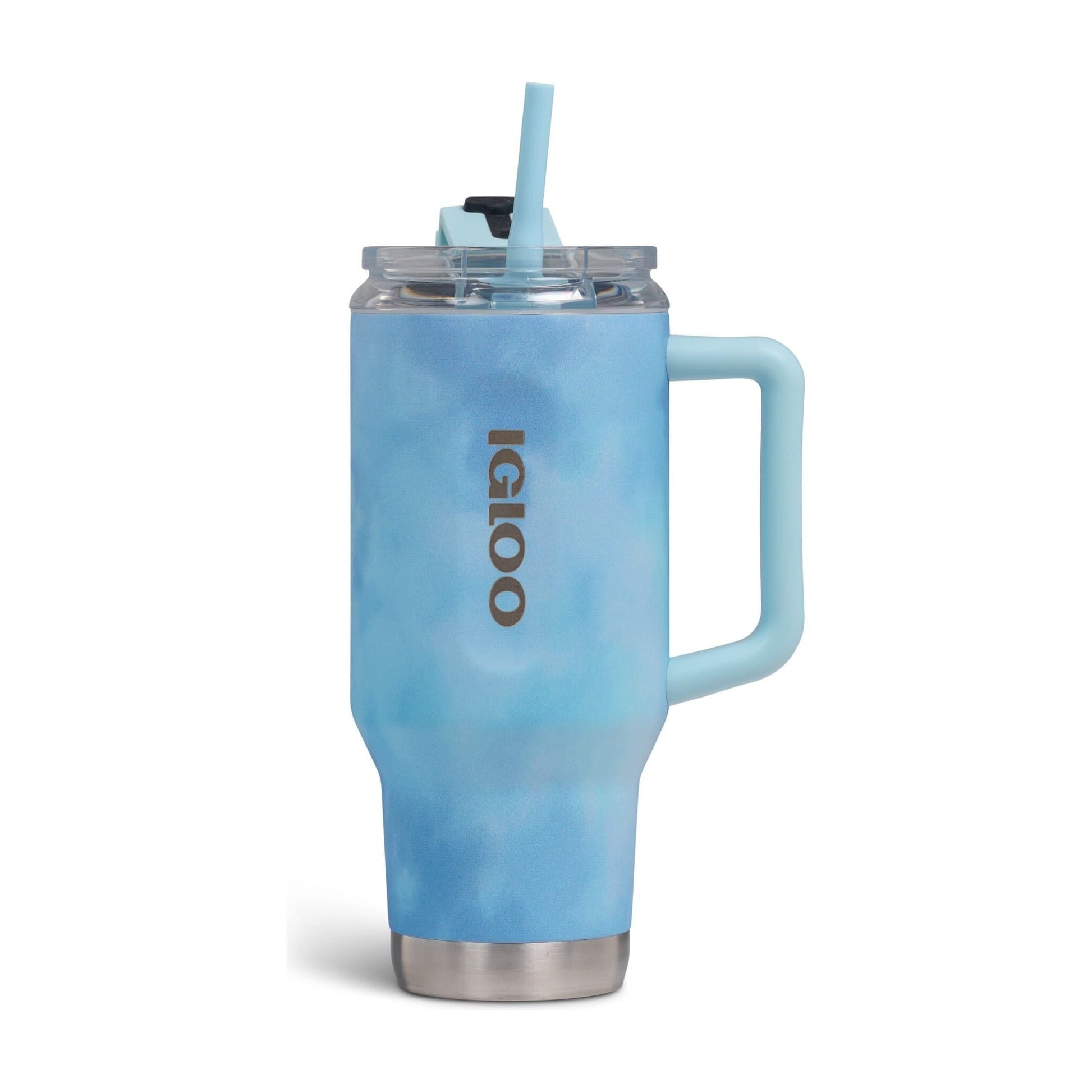 IGLOO - 32 Oz Flip ‘n’ Sip Travel Mug - powder Blue 