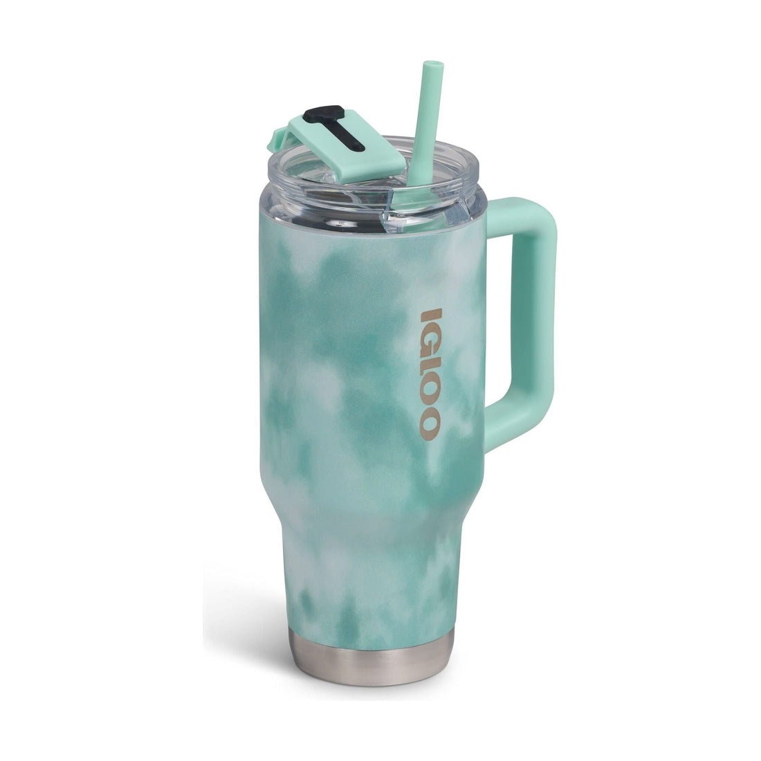 IGLOO - 32 Oz Flip ‘n’ Sip Travel Mug - Seafoam 