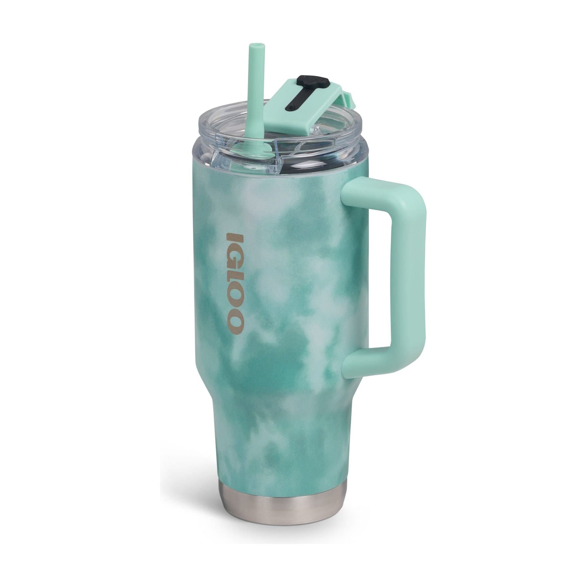 IGLOO - 32 Oz Flip ‘n’ Sip Travel Mug - Seafoam 