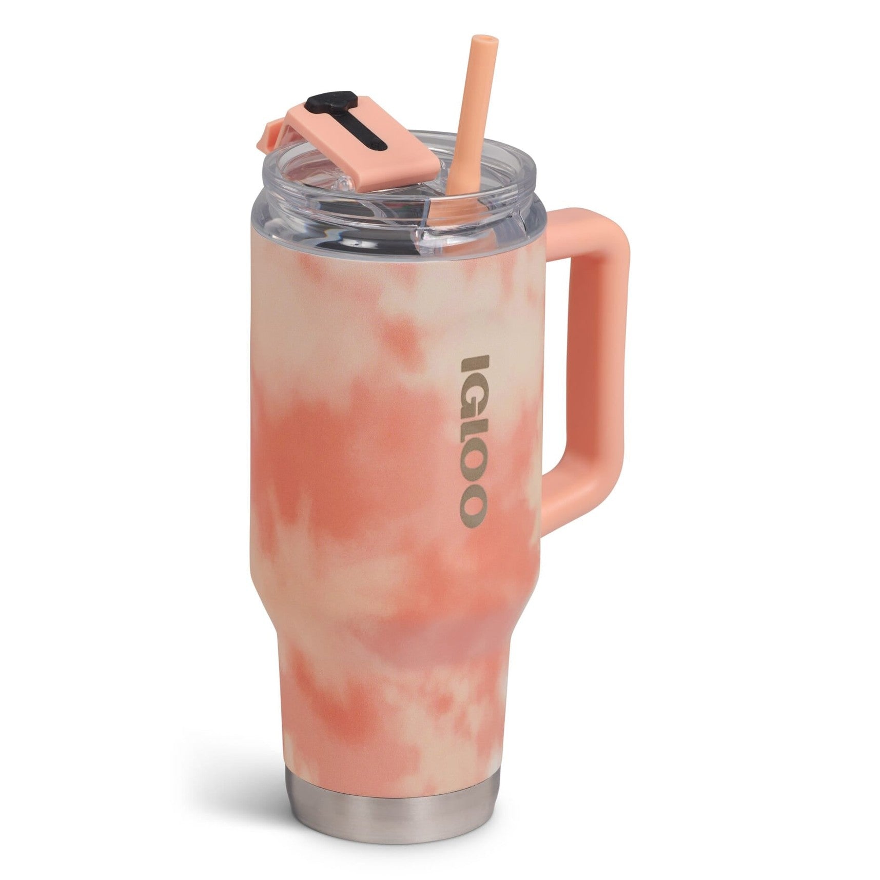 Igloo - 32 Oz Flip ‘n’ Sip Travel Mug - Apricot