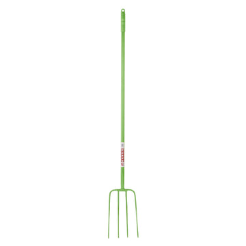 Red Gorilla - 4 Prong Manure Fork Straight Handle - Pistachio 48" Straight Handle ehdxb