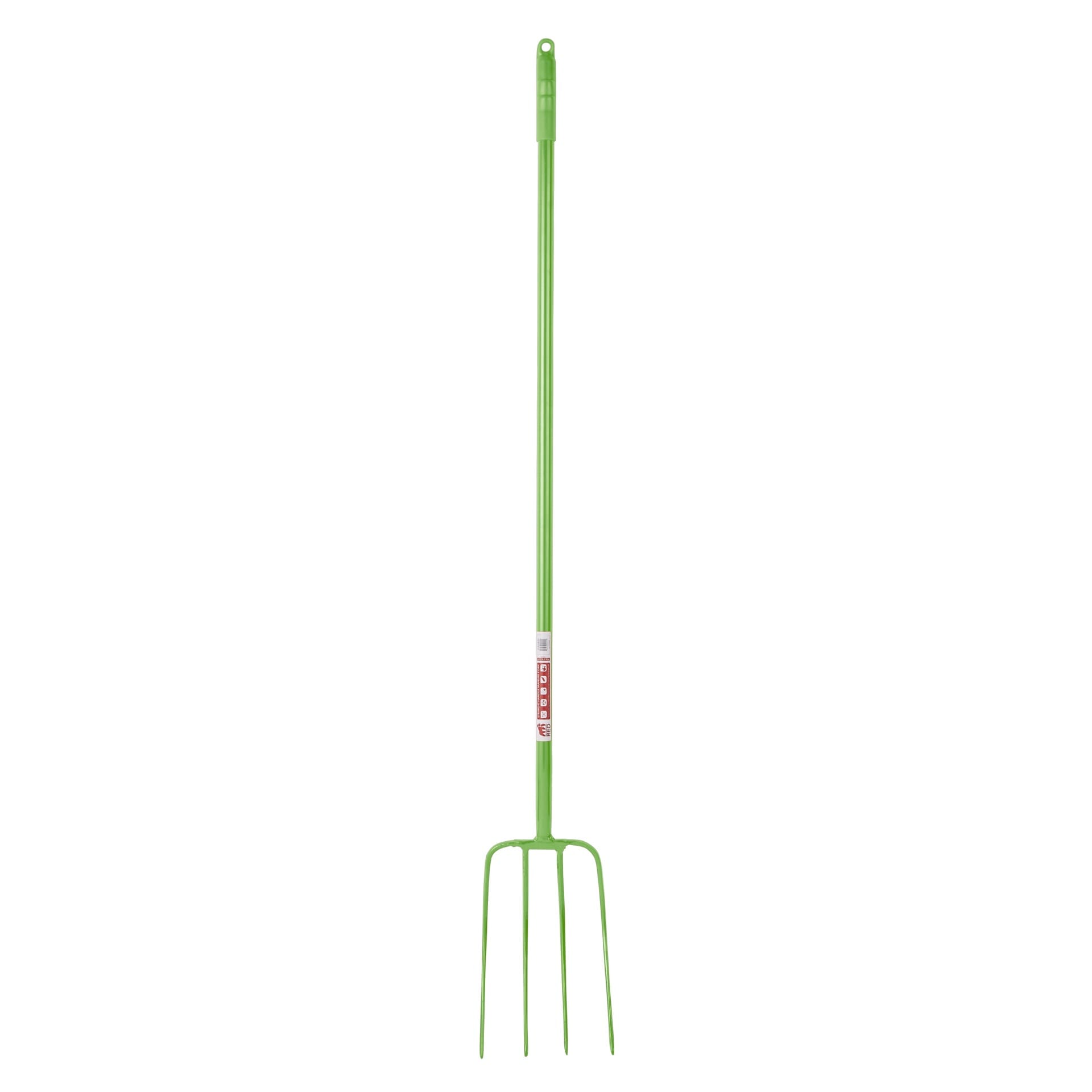 Red Gorilla - 4 Prong Manure Fork Straight Handle - Pistachio 48" Straight Handle ehdxb