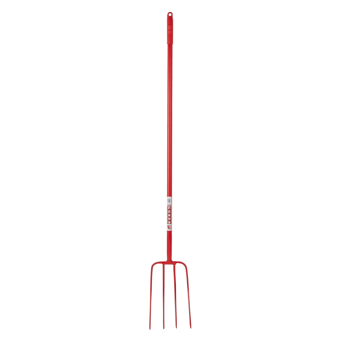Red Gorilla - 4 Prong Manure Fork Straight Handle - Red 48” Straight Handle ehdxb