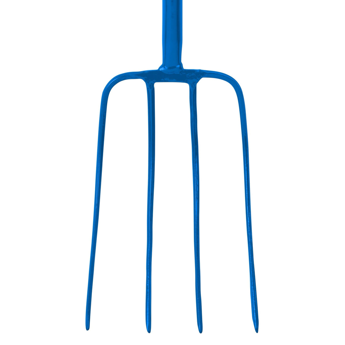 4 Prong Manure Fork T-Handle - Blue (T-Handle)