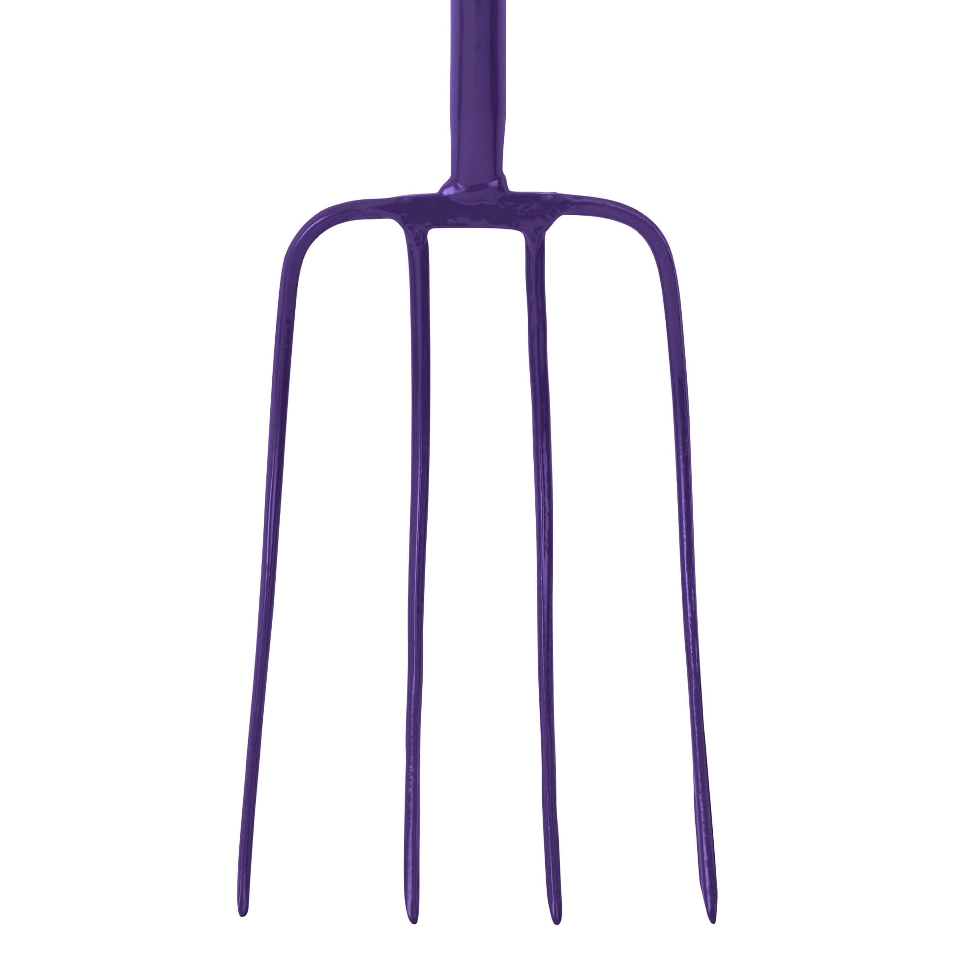 4 Prong Manure Fork T-Handle - Purple (T-Handle)