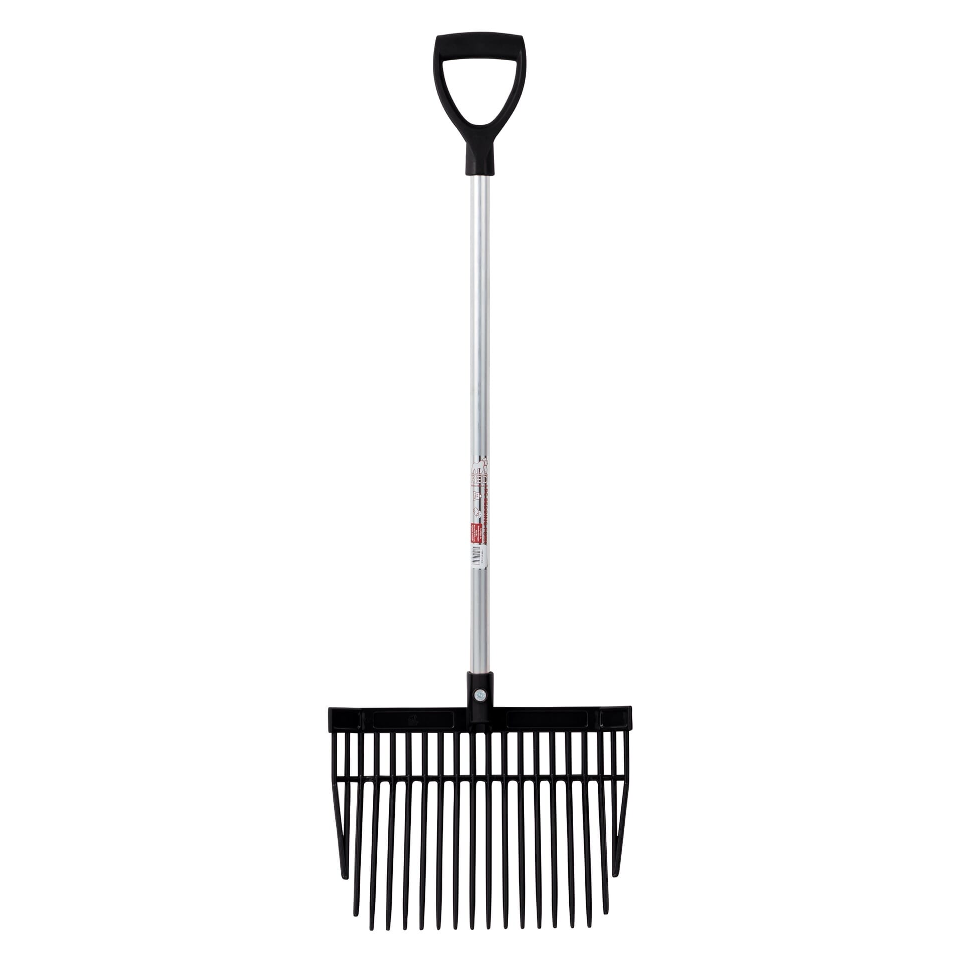 Red Gorilla - Pc Bedding Fork Short D-Handle - Black Short Handle ehdxb
