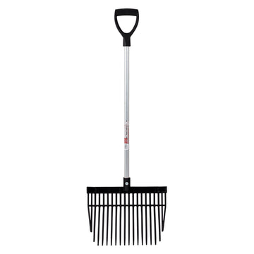 Red Gorilla - Pc Bedding Fork Short D-Handle - Black Short Handle ehdxb