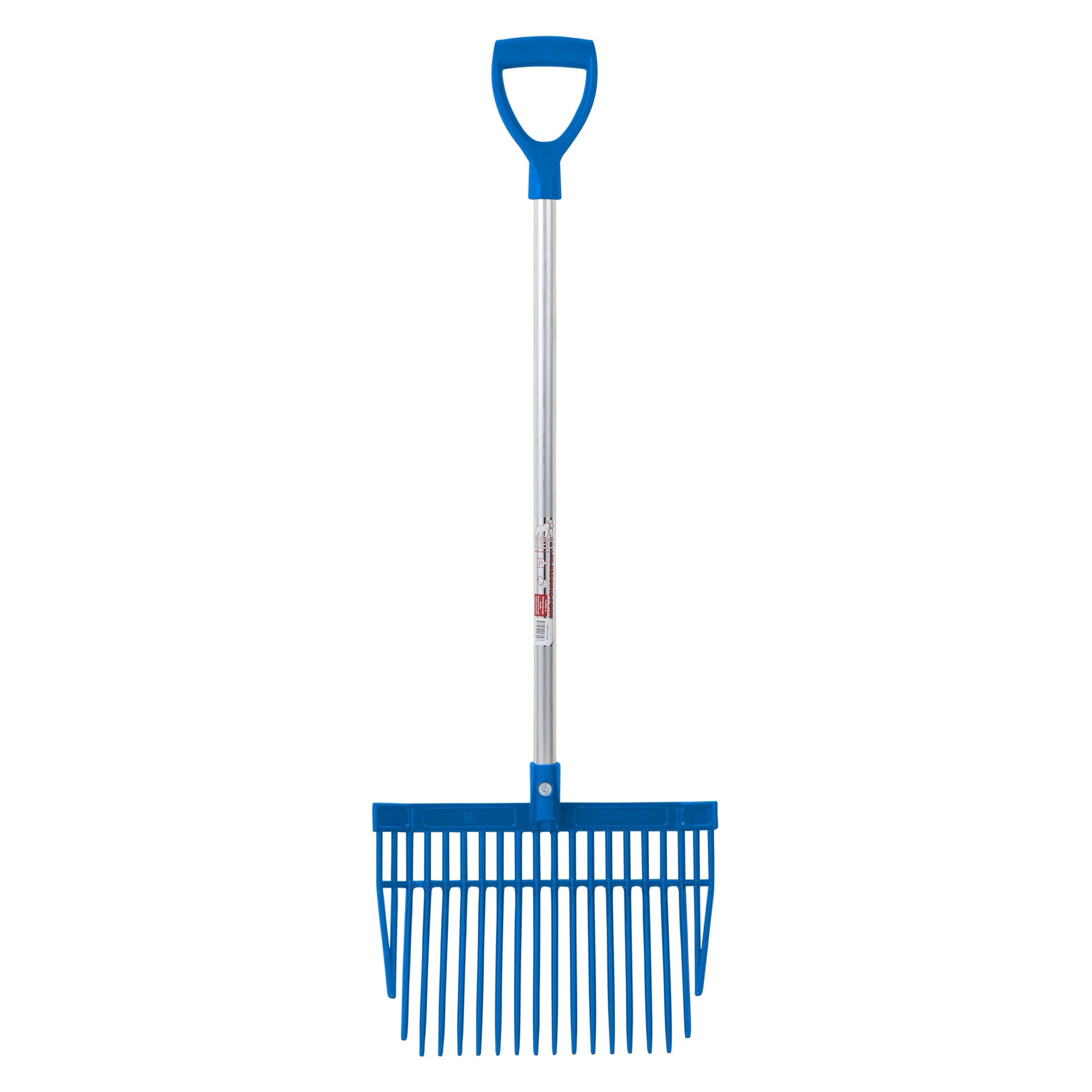 PC Bedding Fork Short D-Handle - Blue (Short Handle)