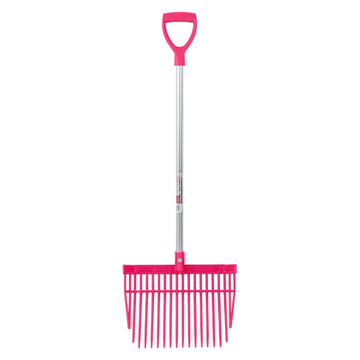 Red Gorilla - Pc Bedding Fork Short D-Handle - Pink Short Handle ehdxb