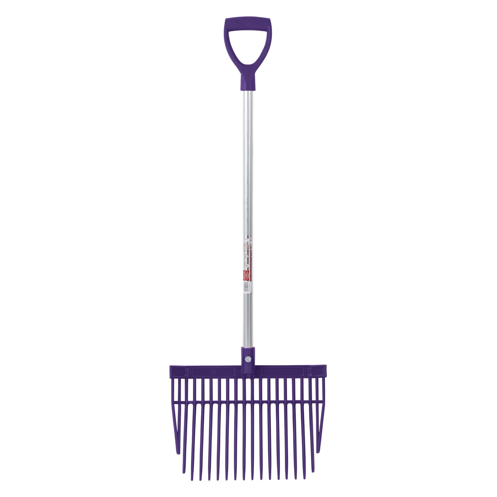 PC Bedding Fork Short D-Handle - Purple (Short Handle)