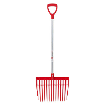 PC Bedding Fork Short D-Handle - Red (Short Handle)