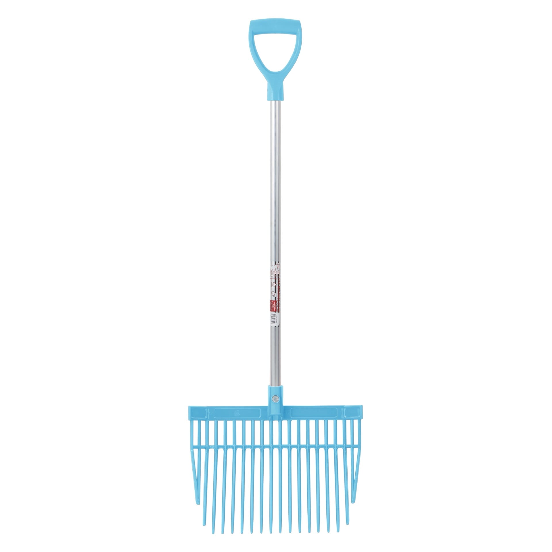 Red Gorilla - Pc Bedding Fork Short D-Handle - Sky Blue Short Handle ehdxb