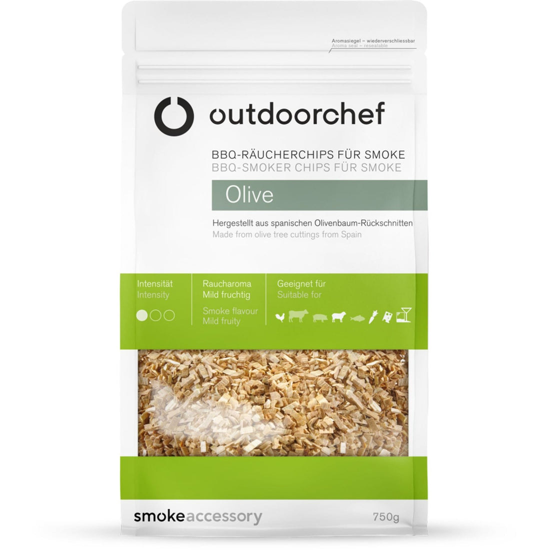 OutdoorChef - SMOKING CHIPS OLIVE FOR SMOKE