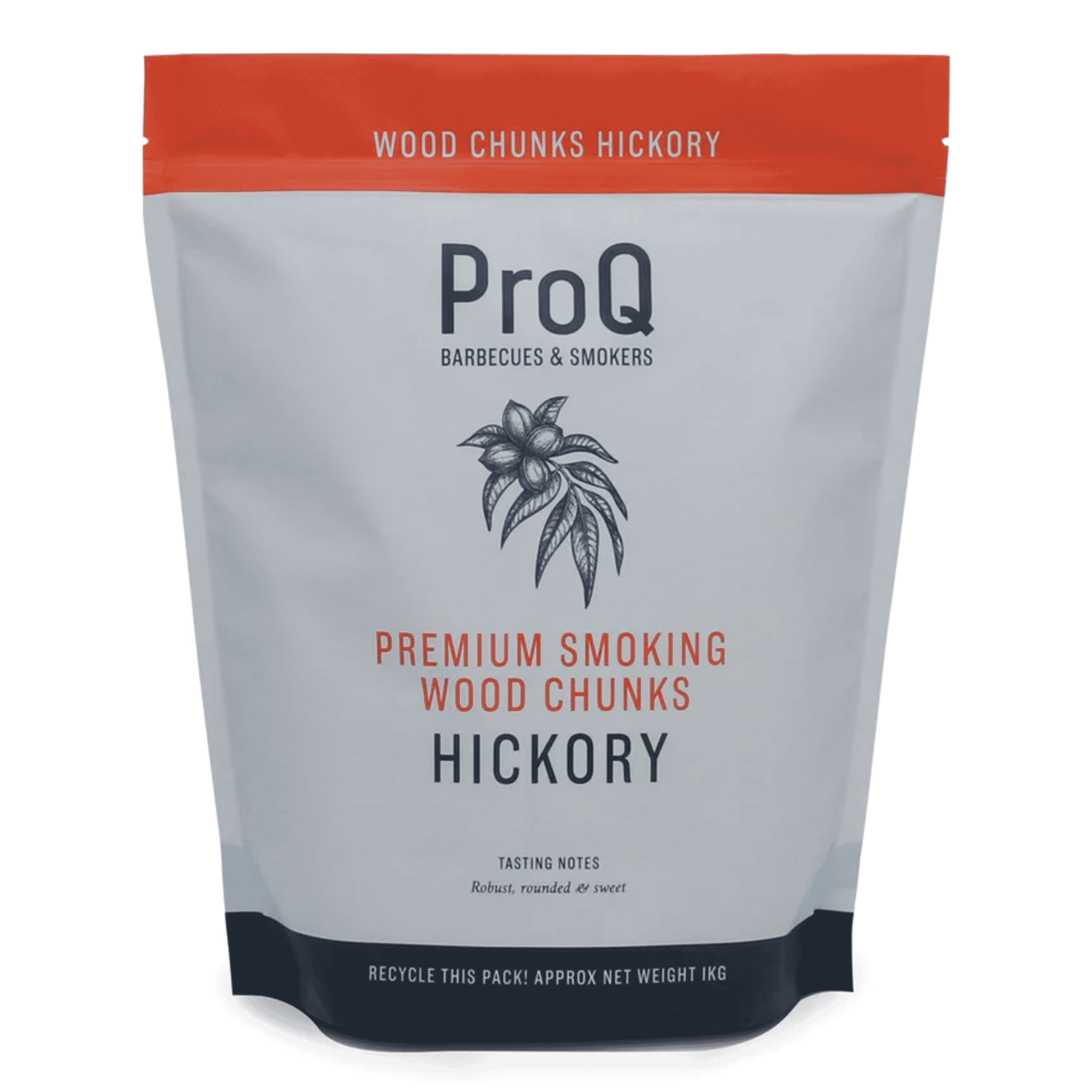 ProQ Smoking Wood Chunks - Hickory - Bag 1kg ehdxb