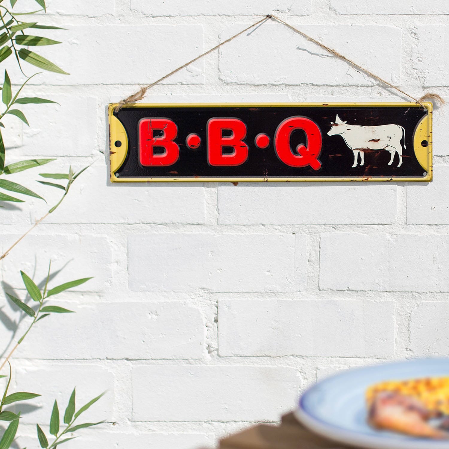La Hacienda - BBQ Wall Sign