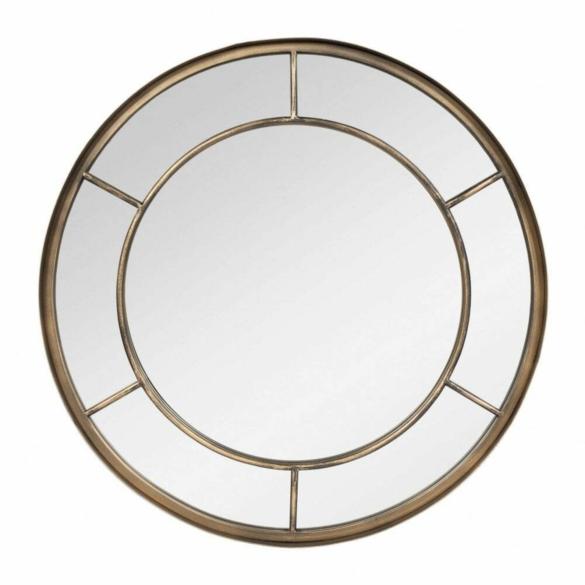 La Hacienda - Valencia Gold Round Mirror ehdxb