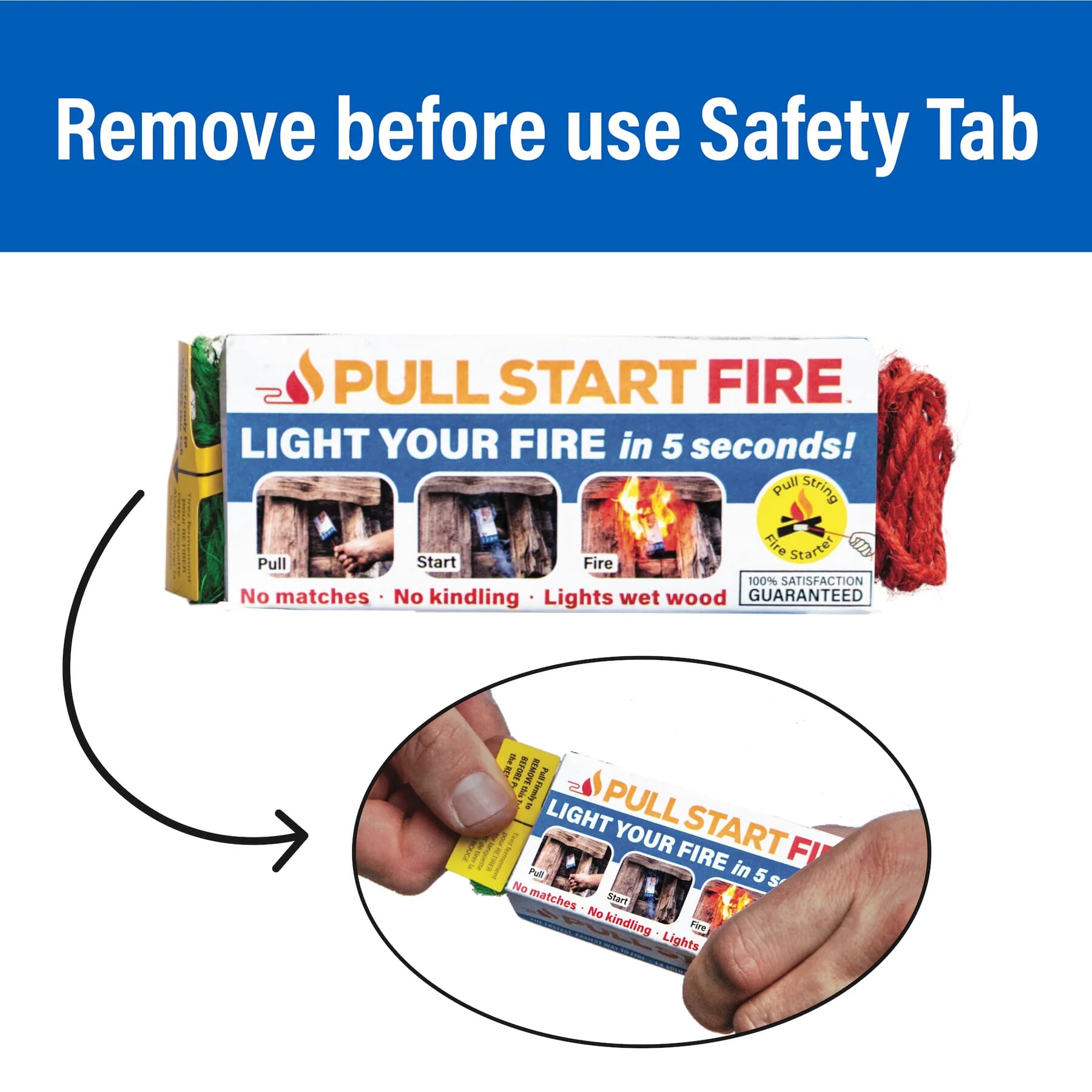 Pull Start Fire - 3 Pack