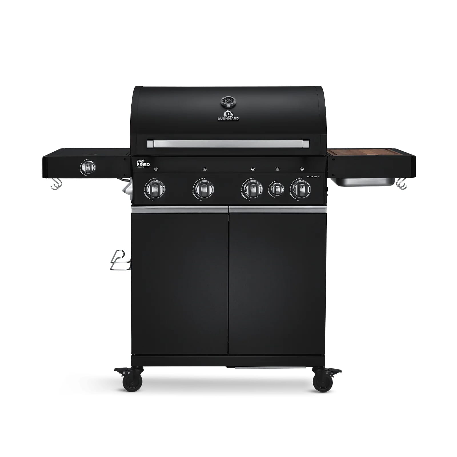 Burnhard Big FRED - 4-Burner Gas Grill Deluxe Black Edition - Series 3