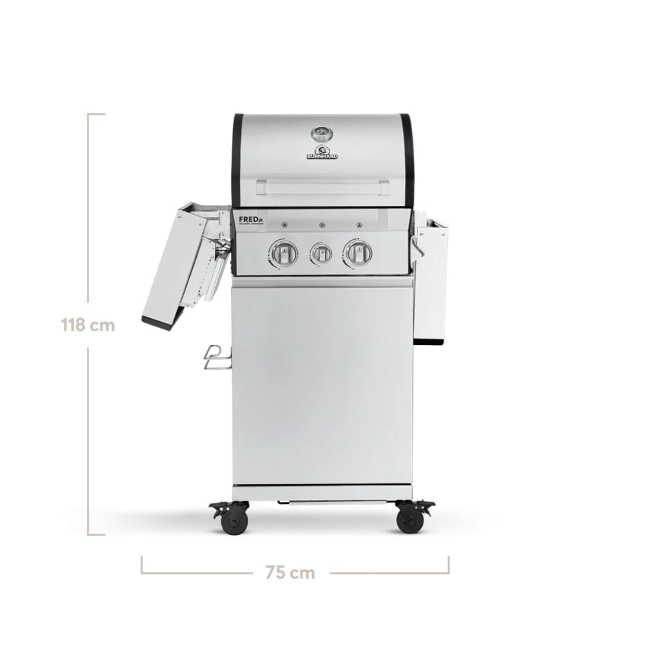 Burnhard FRED Jr. - 2-Burner Gas Grill Deluxe - Series 3