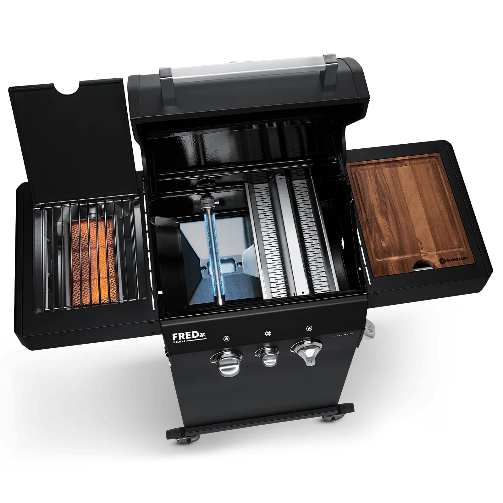 Burnhard FRED Jr. - 2-Burner Gas Grill Deluxe Black Edition - Series 3