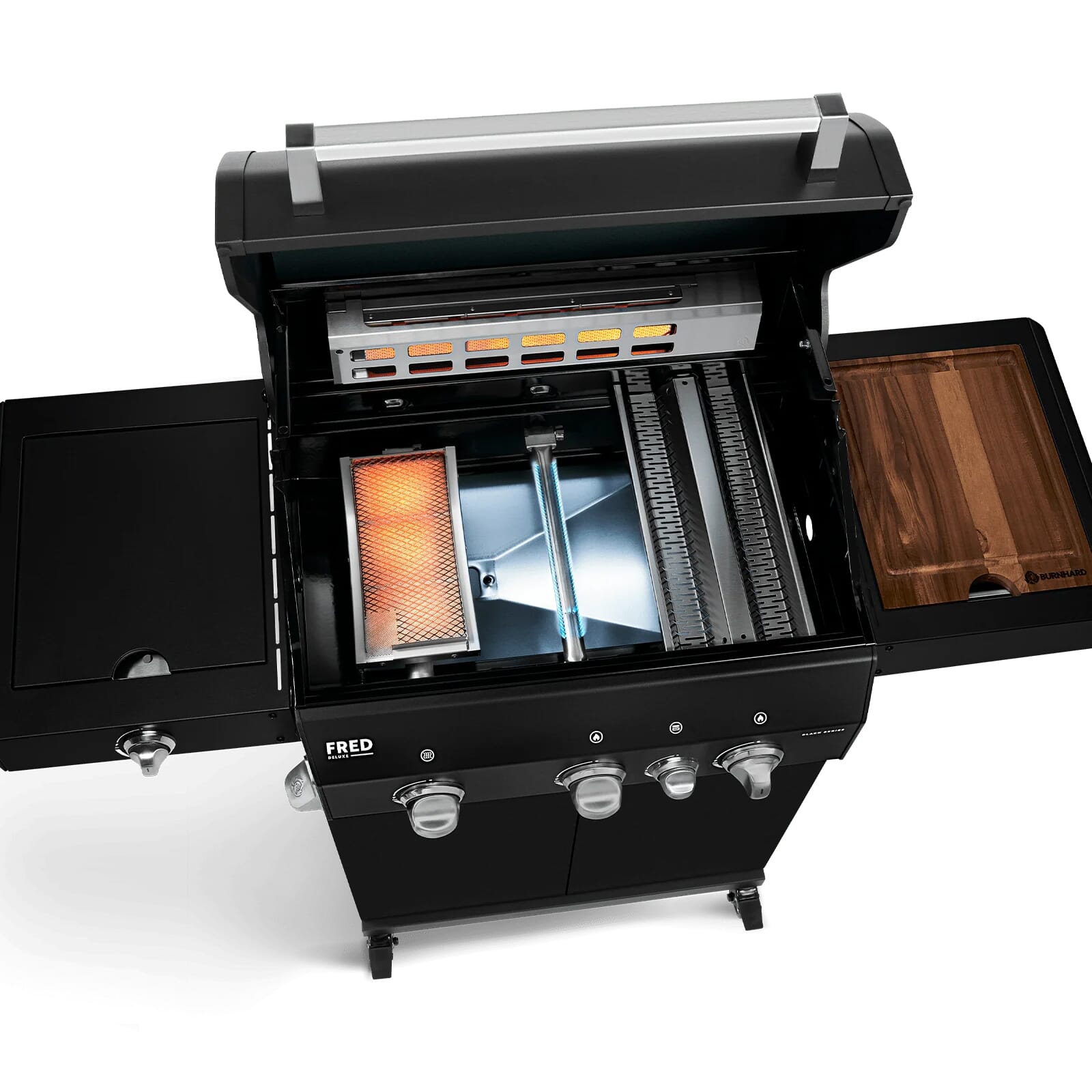 Burnhard FRED Deluxe - 3-Burner Gas Grill Deluxe Black Edition - Series 3