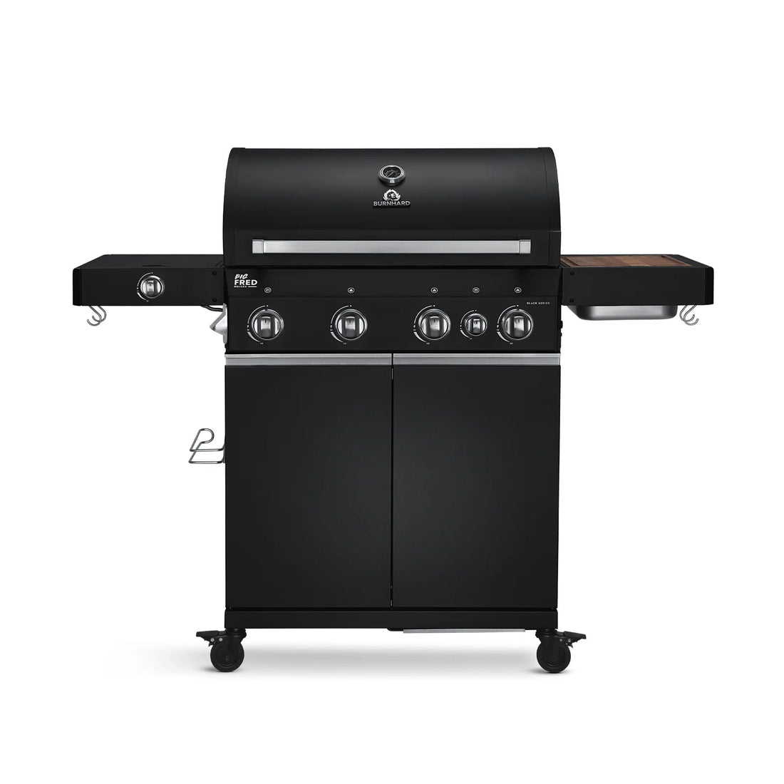 Burnhard Big FRED - 4-Burner Gas Grill Deluxe Black Edition - Series 3