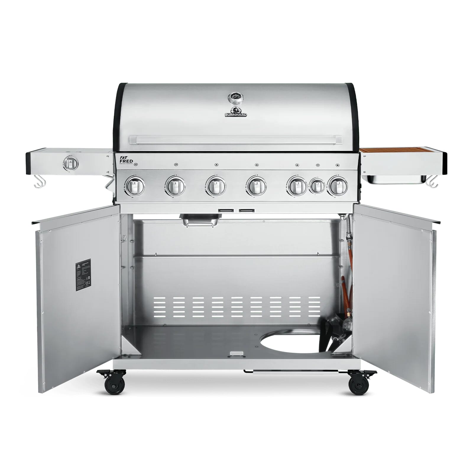 Burnhard Fat FRED - 6-Burner Gas Grill Deluxe - Series 3