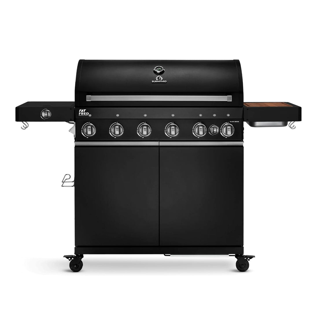 Burnhard Fat FRED - 6-Burner Gas Grill Deluxe Black Edition - Series 3