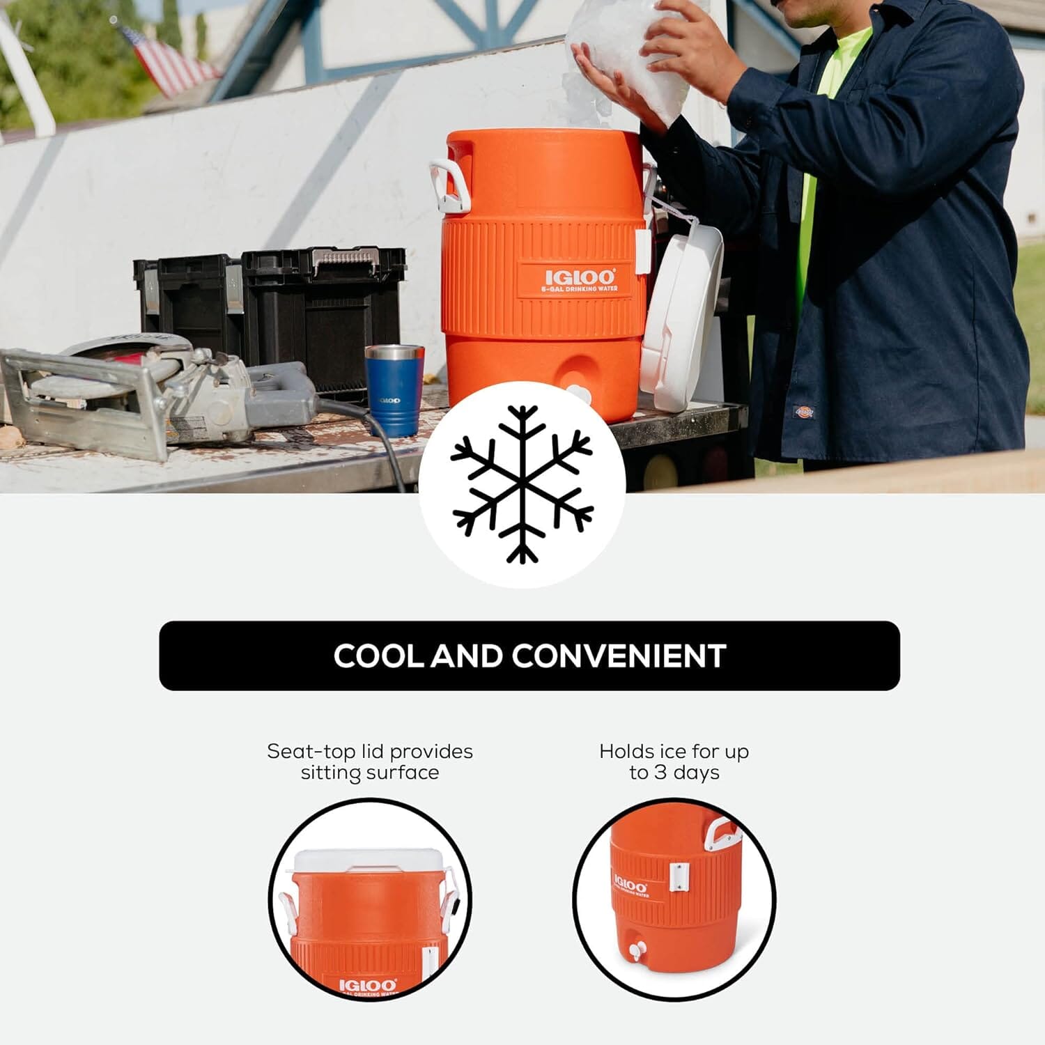 Igloo 5 Gallon Seat Top Cooler