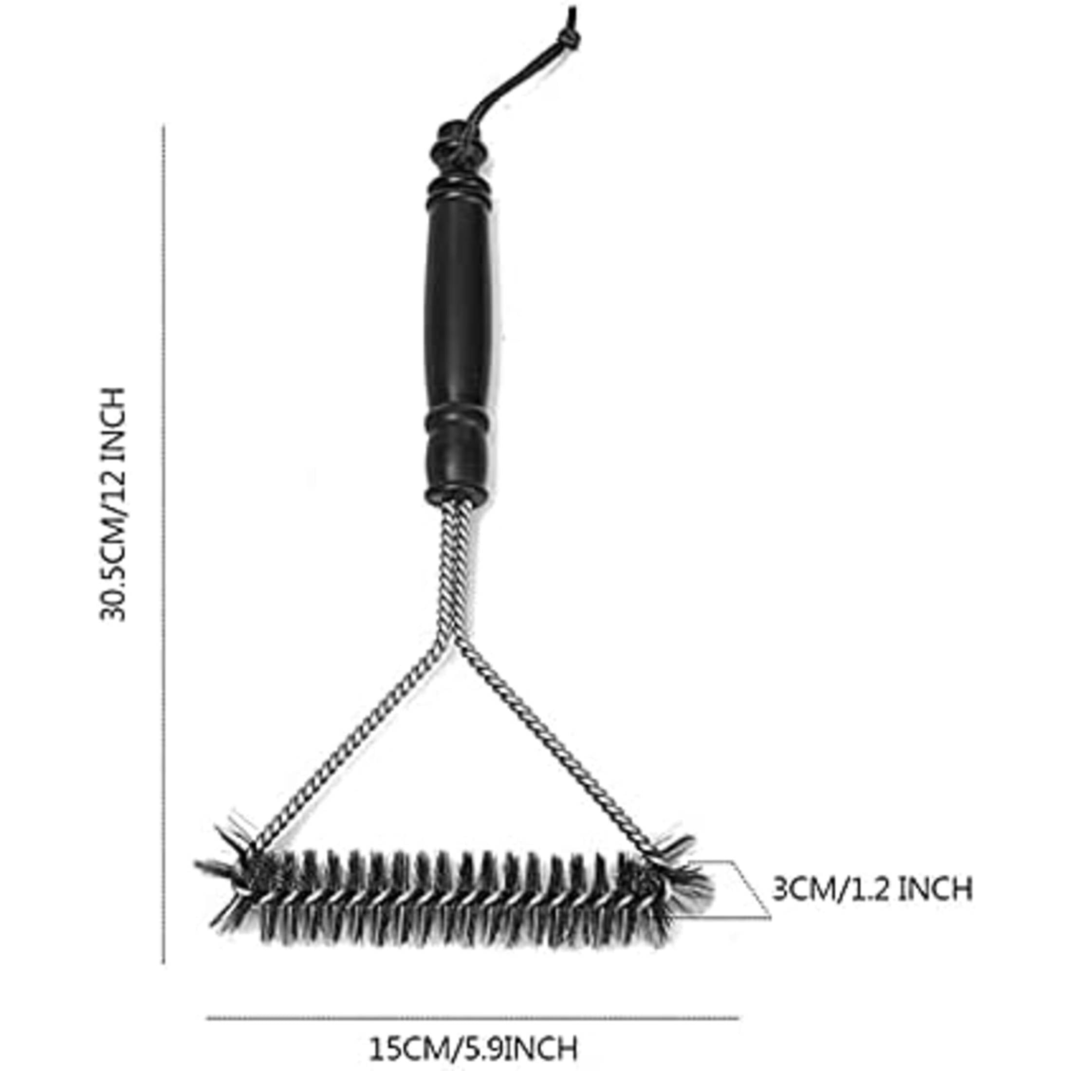 SABORR Barbeque Cleaning Brush with scrapper