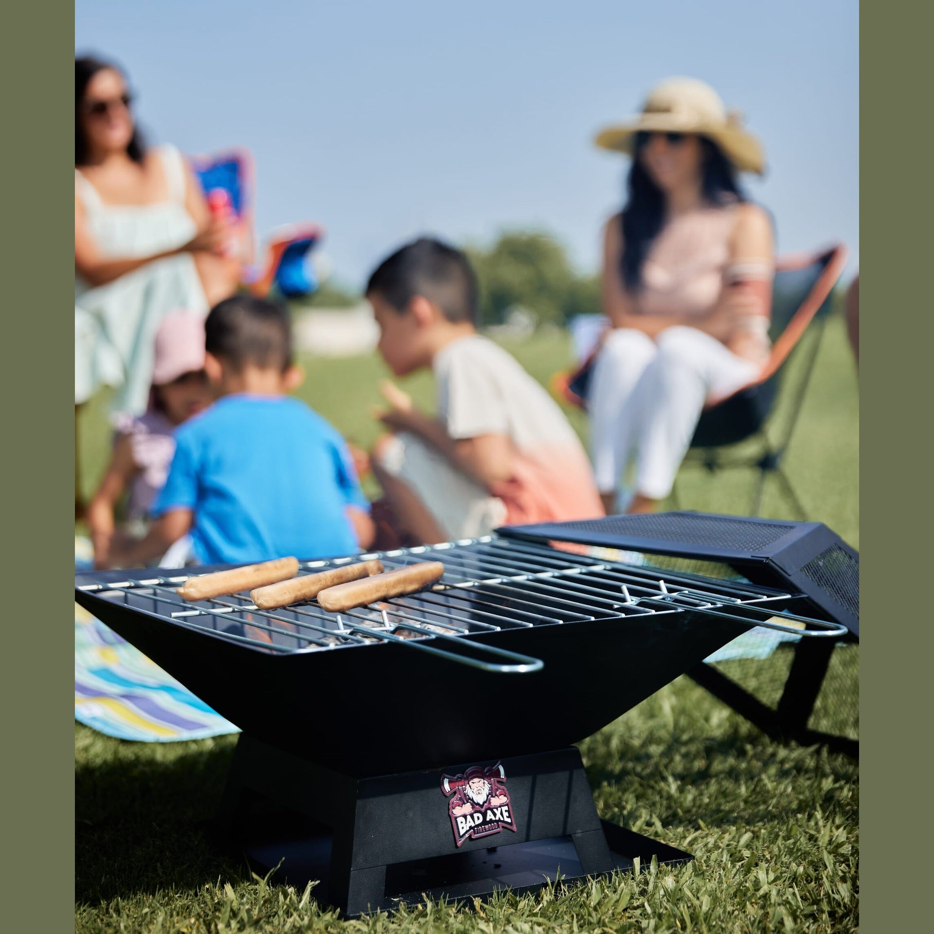 Bad Axe The Chopping Block Firepit ehdxb