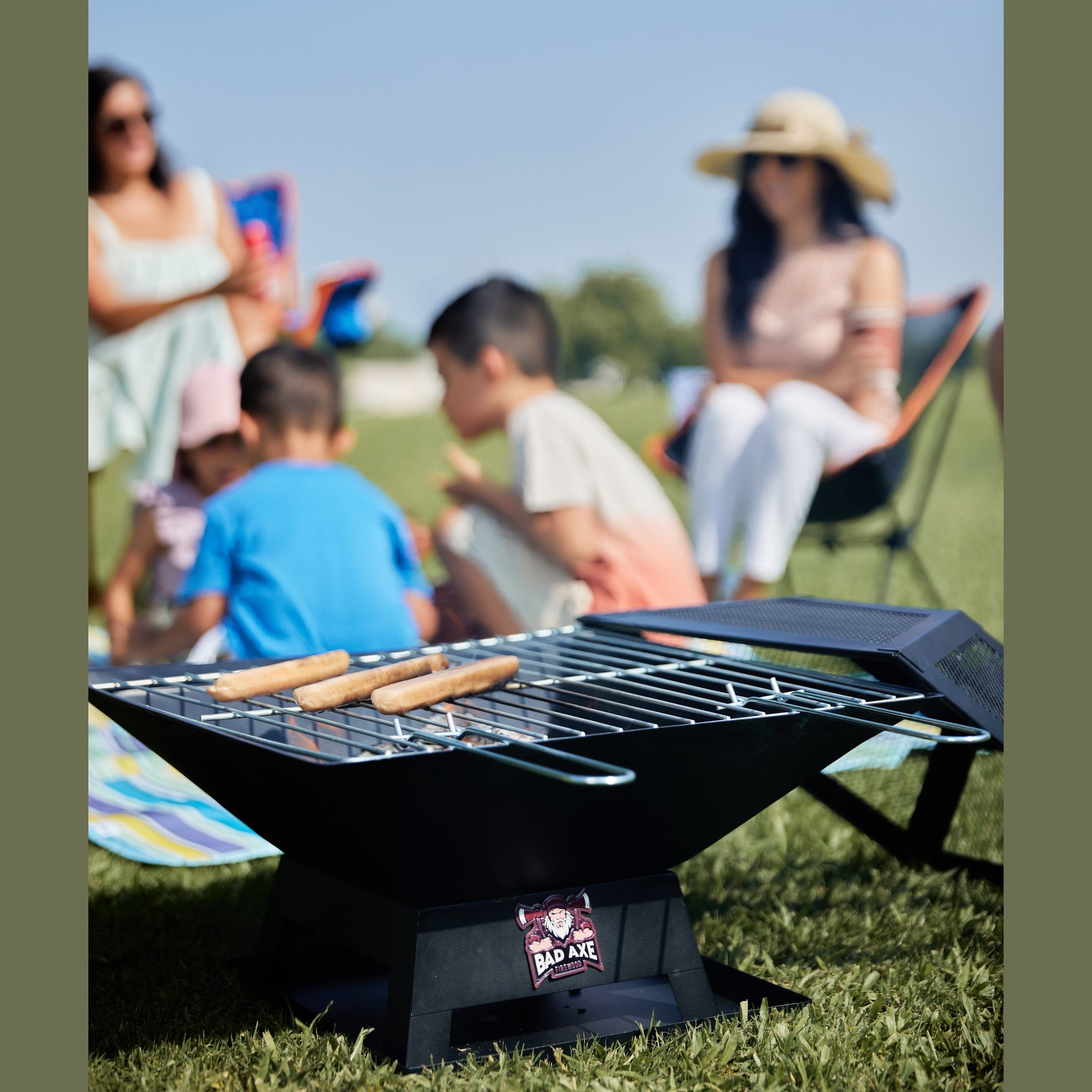 Bad Axe The Chopping Block Firepit ehdxb