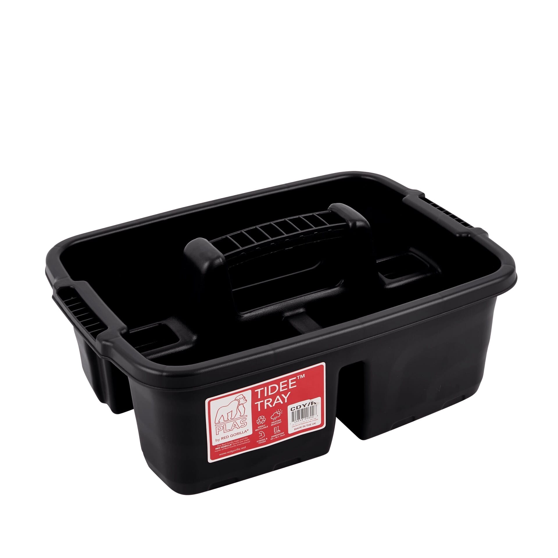 Plastic Tote Tray - Tidee Tray Black